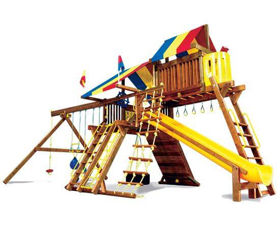 64A Monster Castle Pkg IV Maxed Out Swing Set