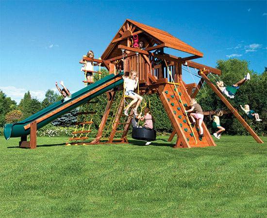 Monster Castle Swing Sets Rainbow Play Systems