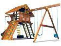 66D Monster Castle Pkg II Loaded with Wood Roof Playset