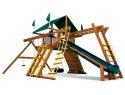 67E Monster Castle Pkg III Forest Green and Loaded Swing Set