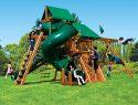 67F Monster Castle Pkg V Forest Green and Loaded Swing Set