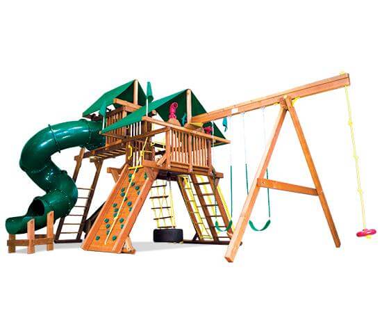 67F Monster Castle Pkg V Forest Green and Loaded Playset