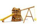 74I Monster Clubhouse Pkg II Classic Huckleberry Hideout Swing Set