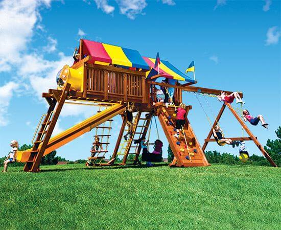 79E King Kong Castle Pkg IV Crown Jewel Swing Set