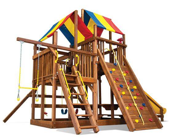 85B King Kong Clubhouse Pkg II Feature Model Swing Set