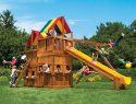 86C King Kong Clubhouse Pkg II with Lower Level Playhouse Swing Set
