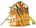 86C King Kong Clubhouse Pkg II with Lower Level Playhouse Swing Set