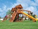 86D King Kong Clubhouse Pkg II Nicely Equipped and Wood Roofs Playset