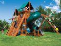 87E King Kong Clubhouse Pkg II Forest Green and 360 Spiral Swing Set