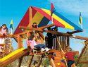 94 Castle Red Yellow Blue Canopy Rainbow Playset Canopy