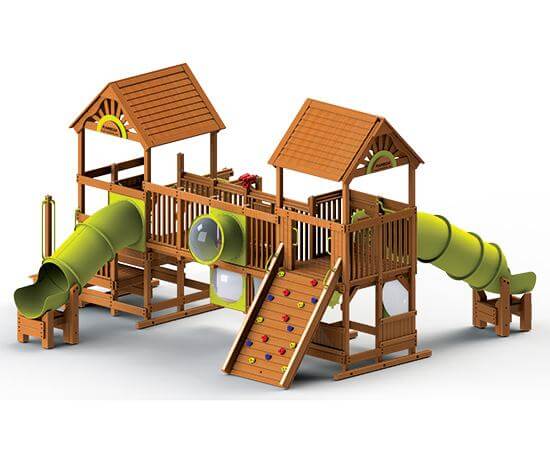 97B Rainbow Play Village Design Idea B Commercial Playground Equipment