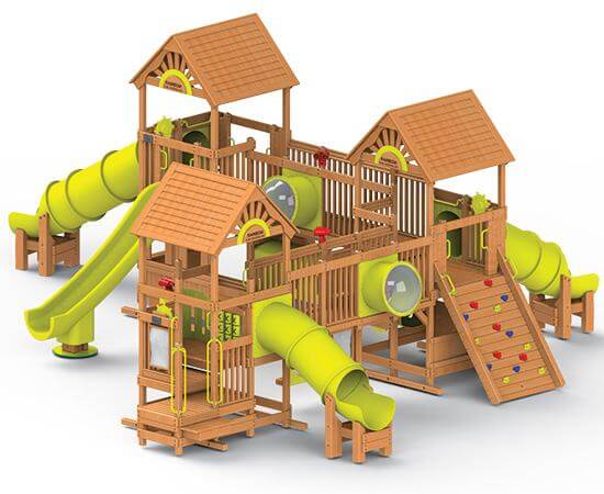 98C Rainbow Play Village Design Idea C Commercial Playground Equipment