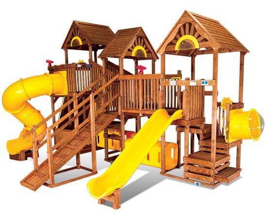 99F Rainbow Play Village Design Idea F Commercial Playground Equipment