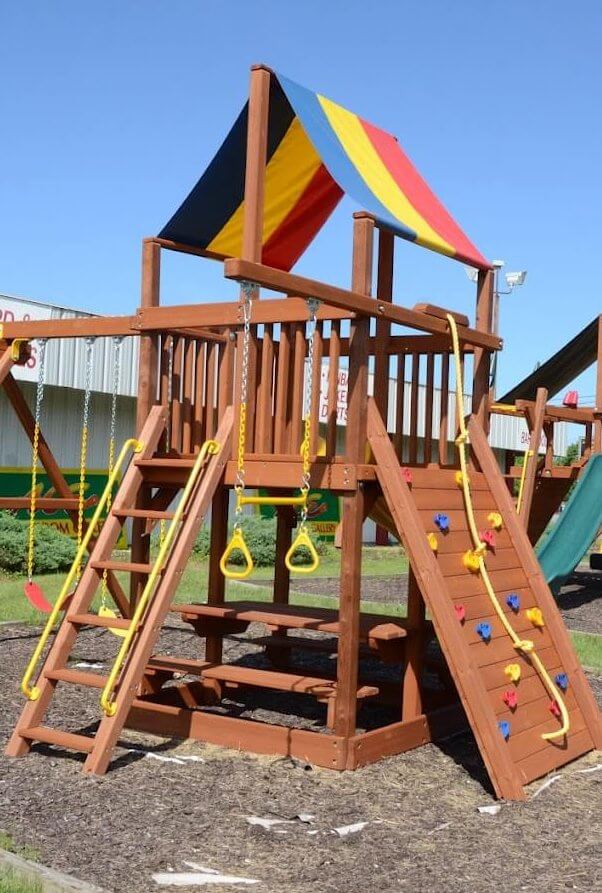 Playsets & Swings Sets in Fort Wayne IN Rainbow Play Showroom
