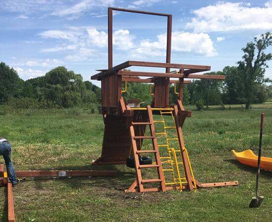 Professional Playset Installation Rainbow Play Systems