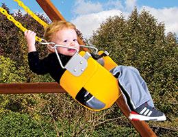 rainbow bucket swing