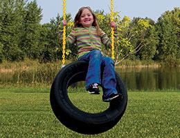 126 2 Chain Tire Swing