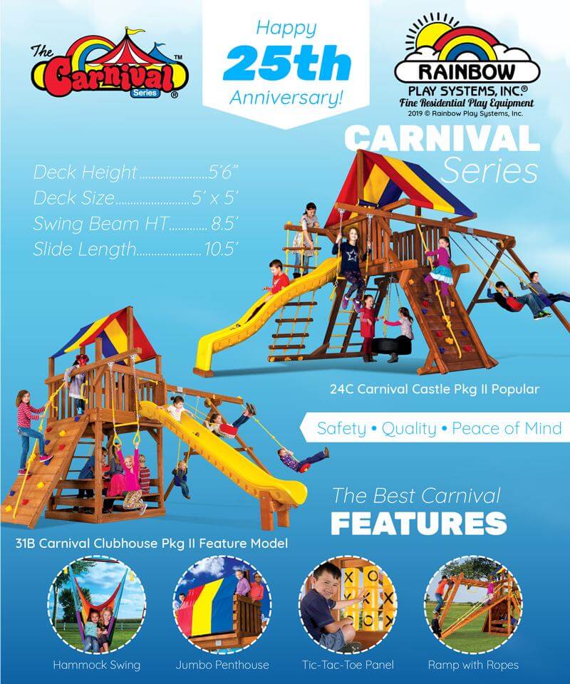 Carnival Series swing sets