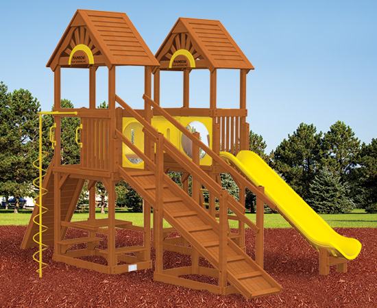 Wood Beam ONE BOLT Swing Hanger patio PAIR Commercial Playset Commercial SH107 