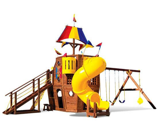 93A The Ship Pkg II with 360 Spiral Slide