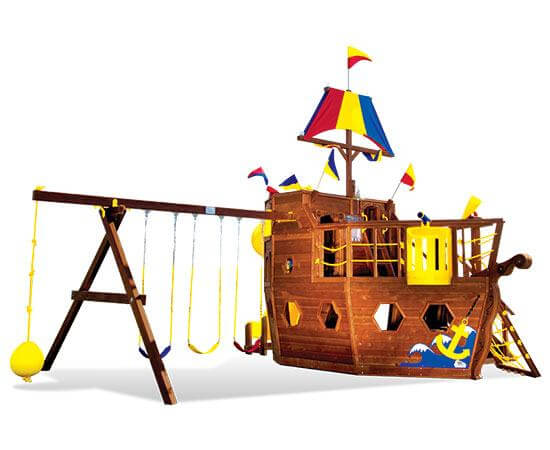 93A The Ship Pkg II with 360 Spiral Slide