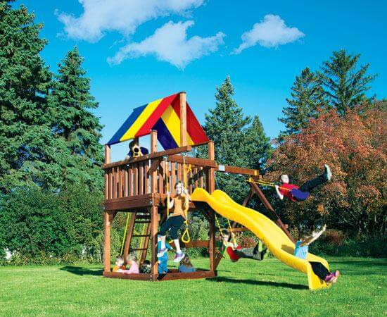 rainbow swing sets near me