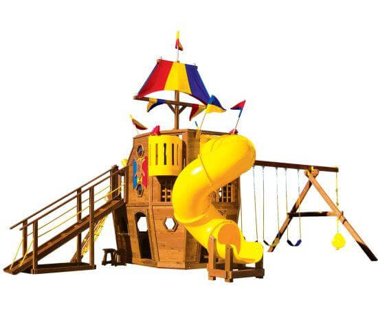 93A The Ship Pkg II with 360 Spiral Slide