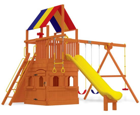 37B Rainbow Clubhouse Pkg II with Playhouse