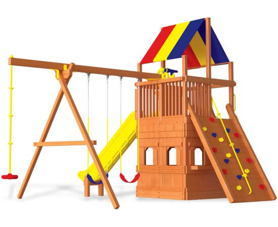 37B Rainbow Clubhouse Pkg II with Playhouse