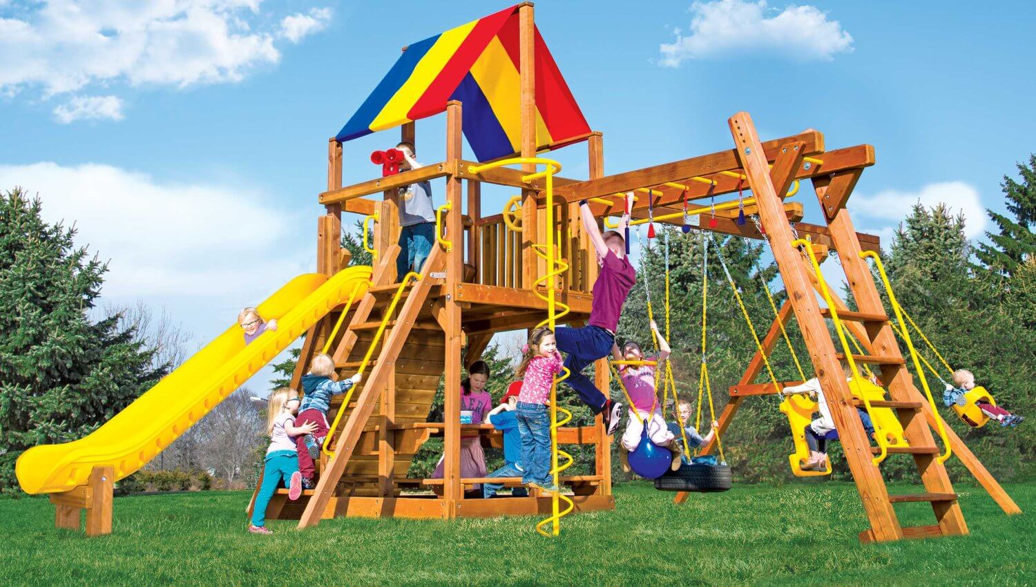 37D Rainbow Clubhouse Pkg III Action Packed