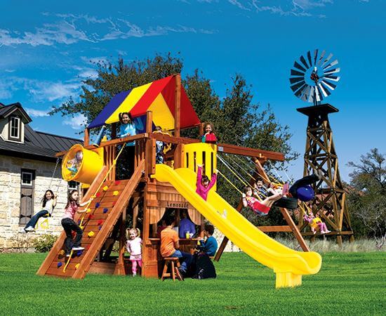Outdoor Wooden Playsets For Kids Rainbow Play Systems Outdoor Wooden Playsets For Kids Rainbow Play Systems