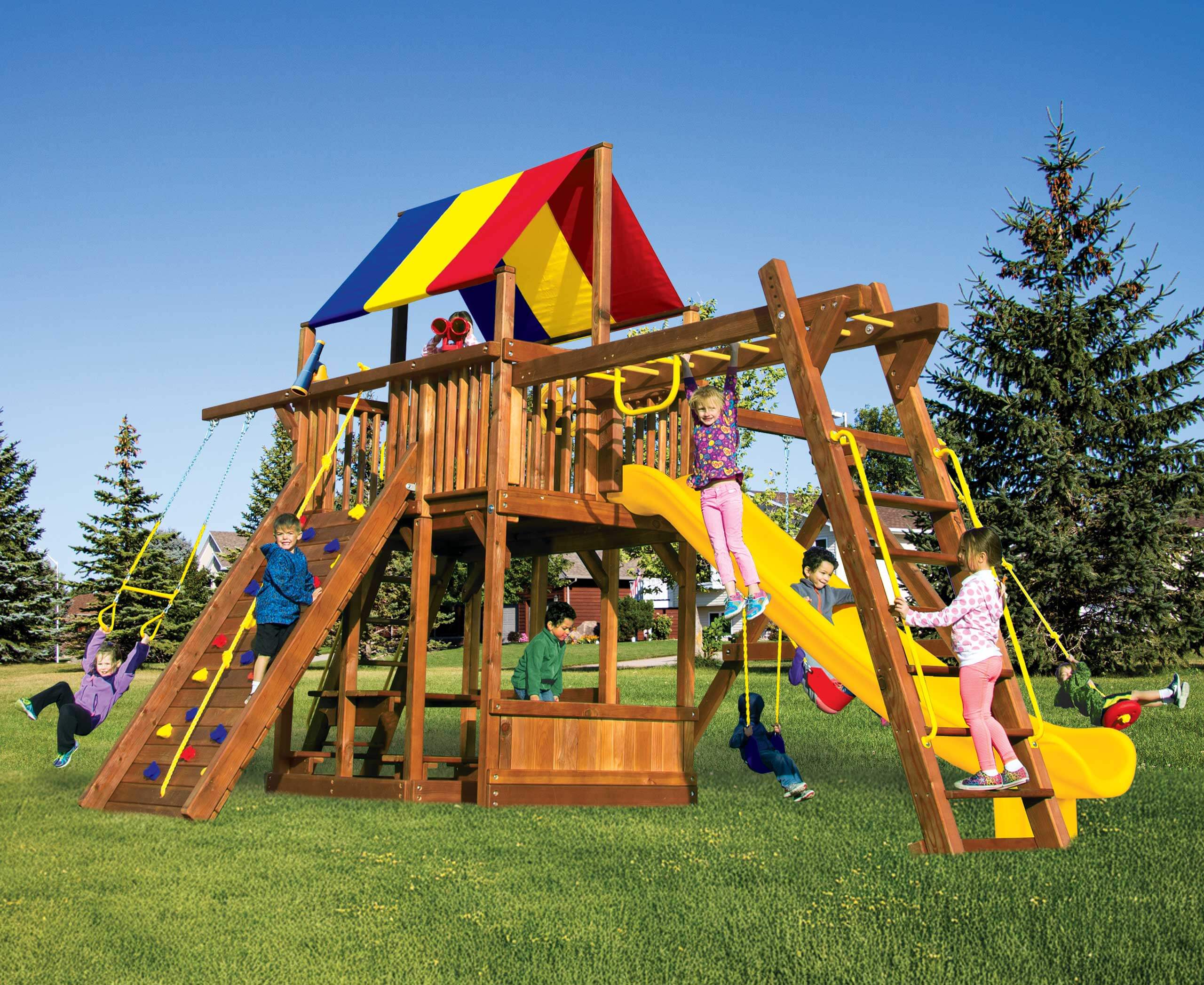 Monster Clubhouse Pkg III Loaded (41D) | Rainbow Play Systems