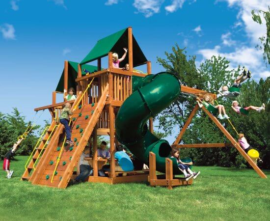 45B King Kong Clubhouse Pkg II with 360 Spiral Slide