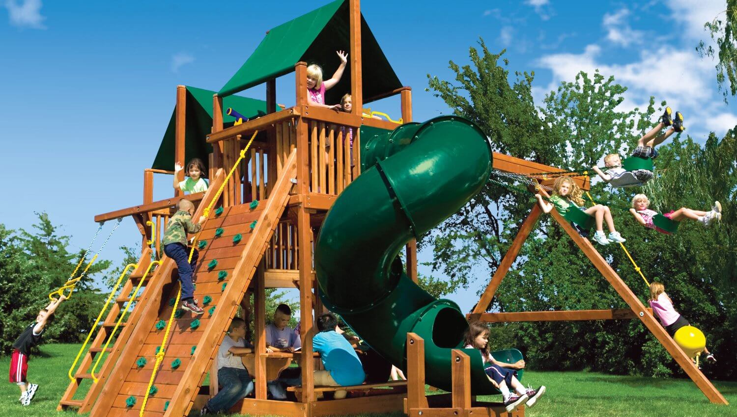 45B King Kong Clubhouse Pkg II with 360 Spiral Slide