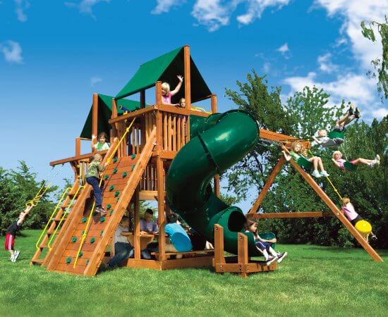 45B King Kong Clubhouse Pkg II with 360 Spiral Slide