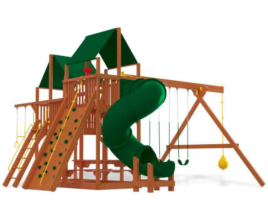 45B King Kong Clubhouse Pkg II with 360 Spiral Slide