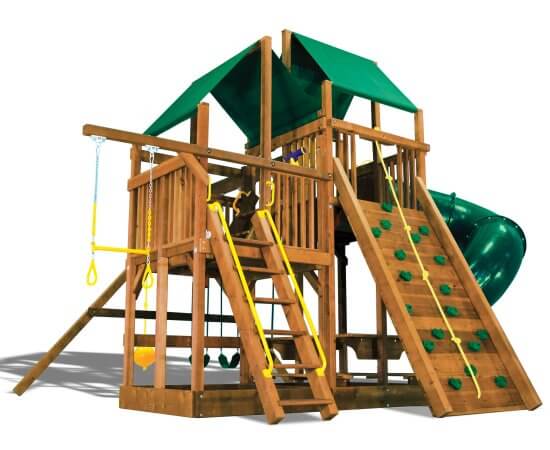 45B King Kong Clubhouse Pkg II with 360 Spiral Slide