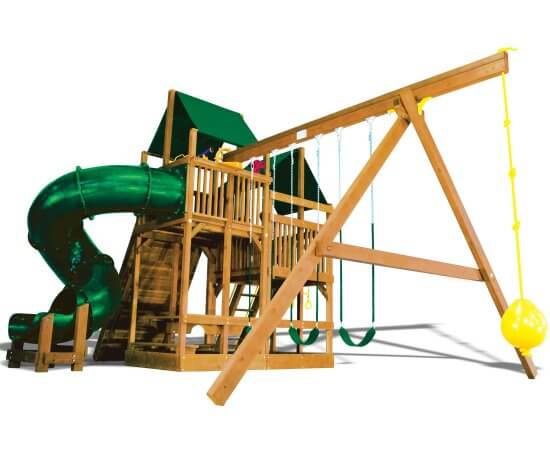 King Kong Clubhouse Pkg II 360˚Spiral Slide (45B)