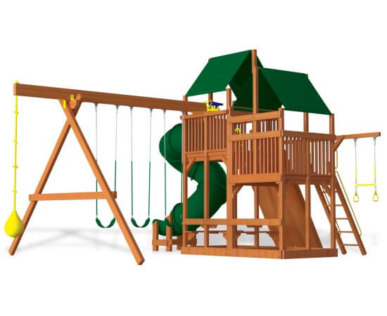 45B King Kong Clubhouse Pkg II with 360 Spiral Slide