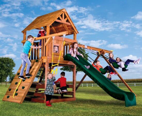 29D Circus Clubhouse Pkg II with Wooden Roof