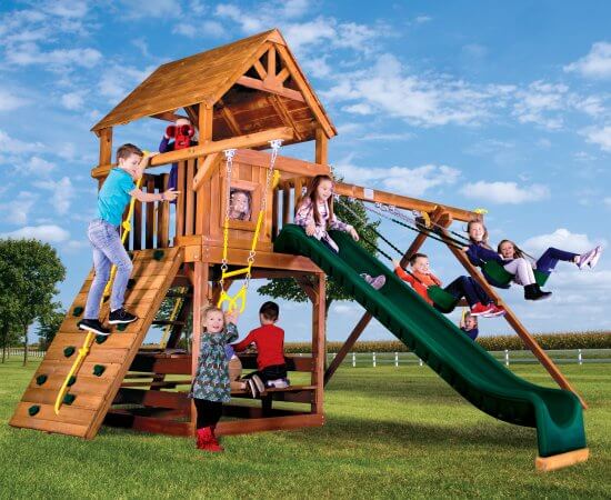 29D Circus Clubhouse Pkg II with Wooden Roof