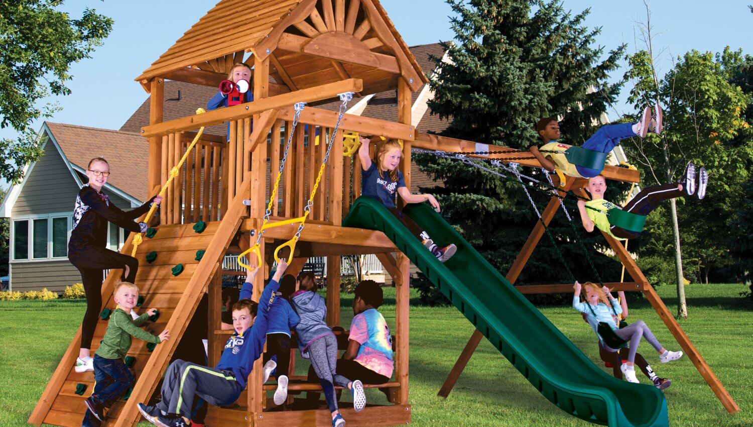 33D Sunshine Clubhouse Pkg II with Wooden Roof