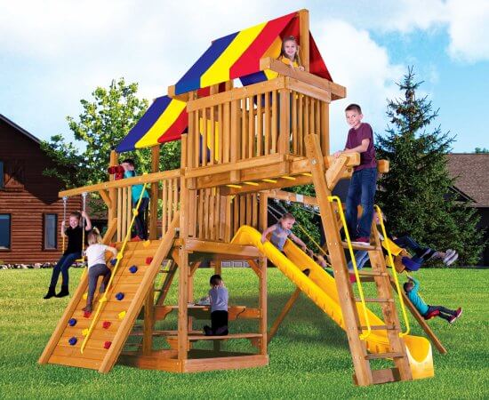 Sunshine Clubhouse Pkg IV Loaded RYB (35H) | Rainbow Play