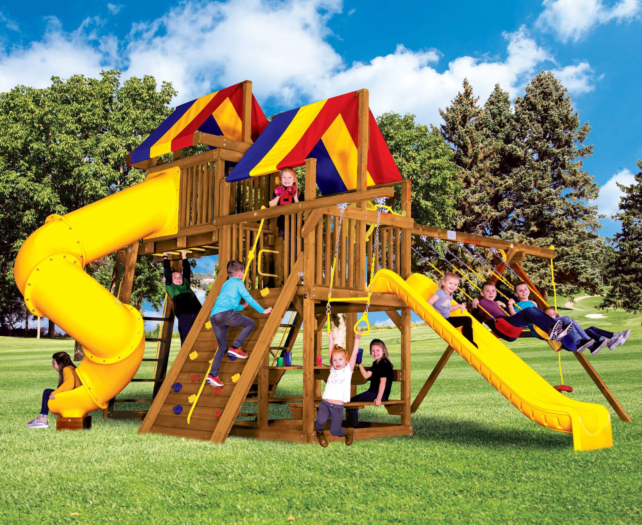 Sunshine Clubhouse Pkg V Fantastic (35J) | Rainbow Play Systems