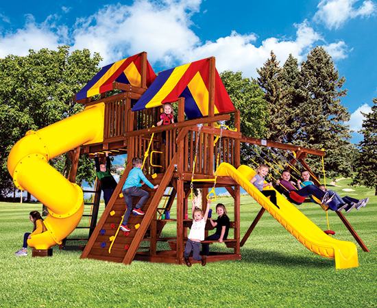 Sunshine Clubhouse Playsets | Rainbow Play Systems