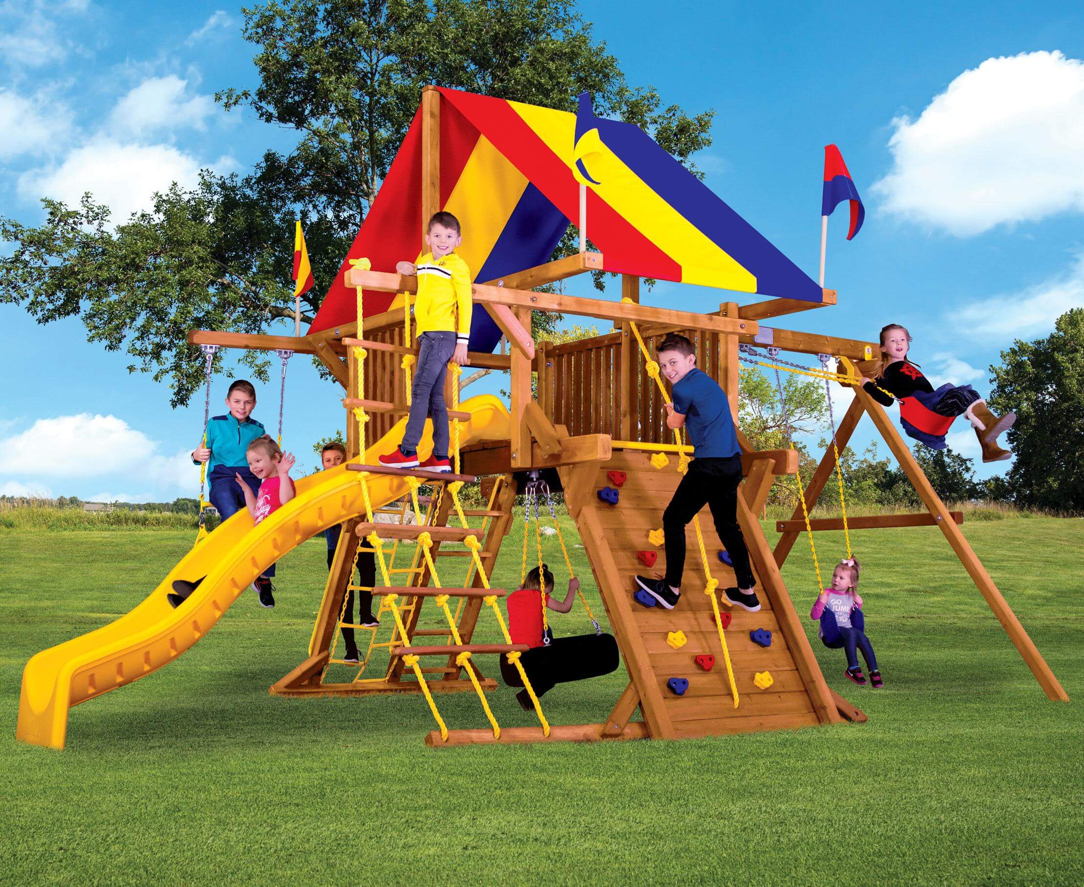 Create Your Own Rainbow Playset - Swings-n-Things Outdoor Play Equipment