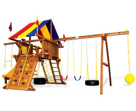 17E Rainbow Super Castle Pkg II Maxed Out