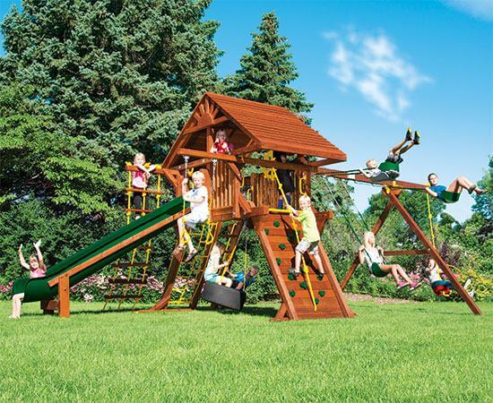 18C Rainbow Castle Pkg II Loaded with Wood Roof
