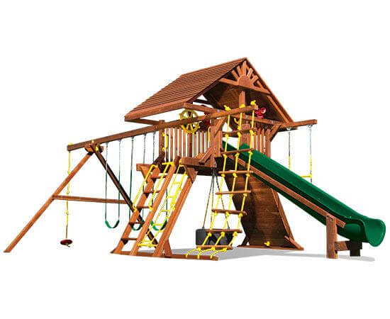 18C Rainbow Castle Pkg II Loaded with Wood Roof