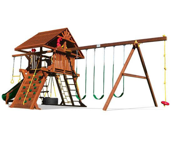 18C Rainbow Castle Pkg II Loaded with Wood Roof